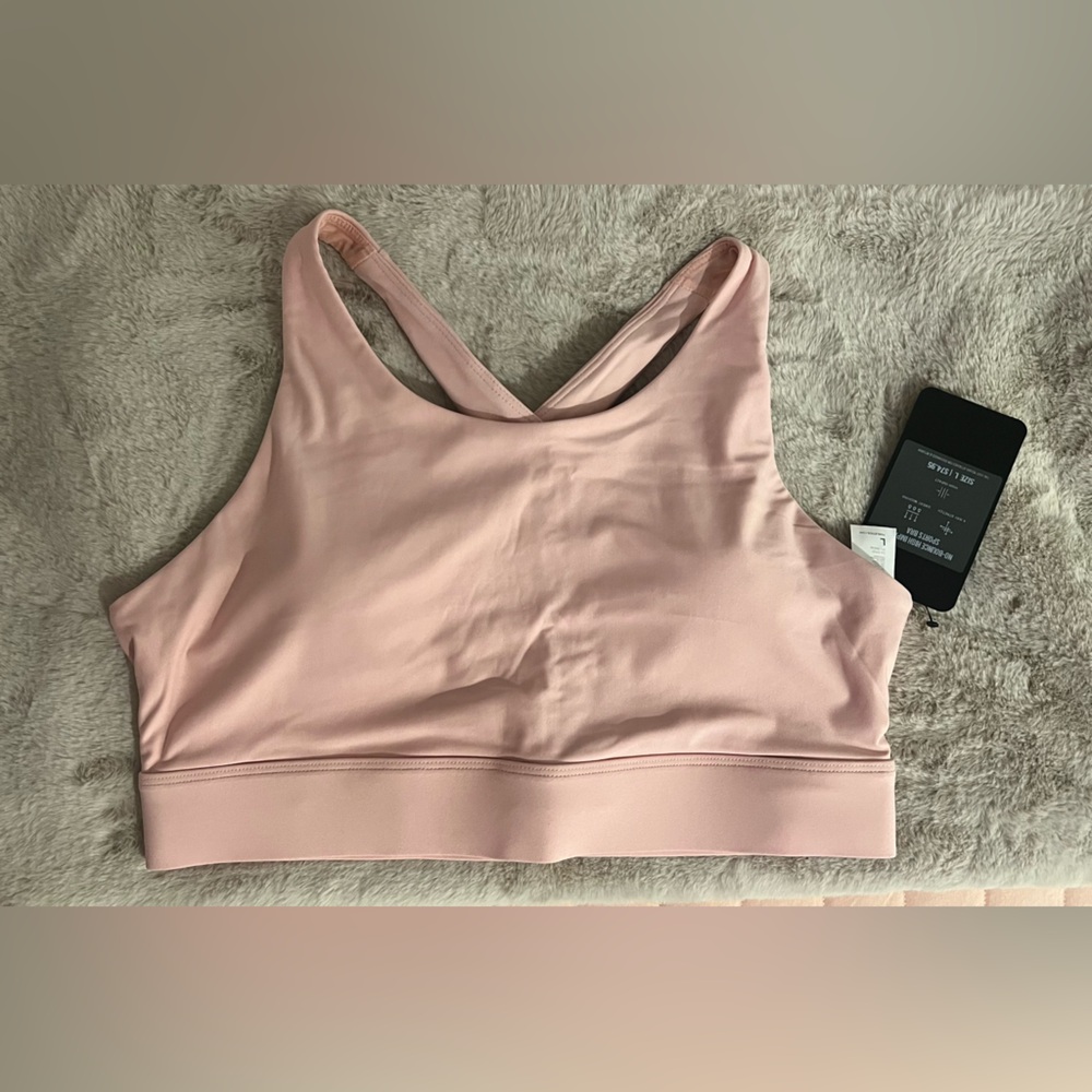 Fabletics Light Pink Sports Bra